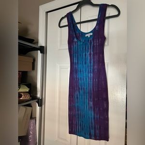 Never worn! Citizens cotton mini tie die dress